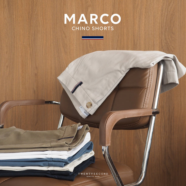 MARCO CHINO SHORTS - OLIVE (Extra Shorts)