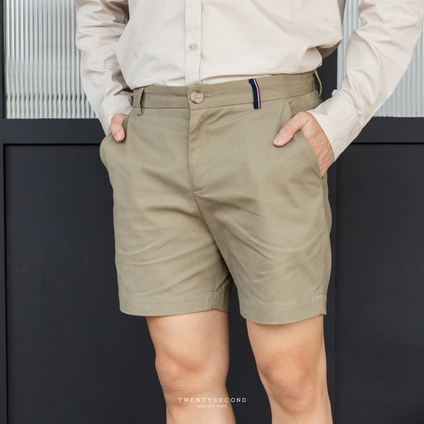 MARCO CHINO SHORTS - OLIVE (Extra Shorts)