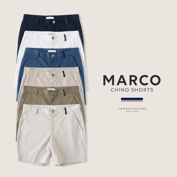 MARCO CHINO SHORTS - OLIVE (Extra Shorts)