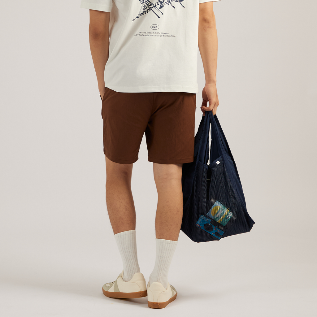 NYLON GROCERY BAG - DARKBLUE