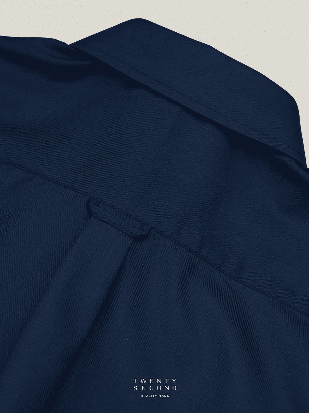 WRINKLE FREE BTD SHIRT - DARK BLUE (Slim Fit)