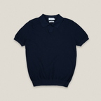 LUCCA KNIT POLO - NAVY