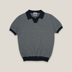 THEO KNIT POLO - NAVY