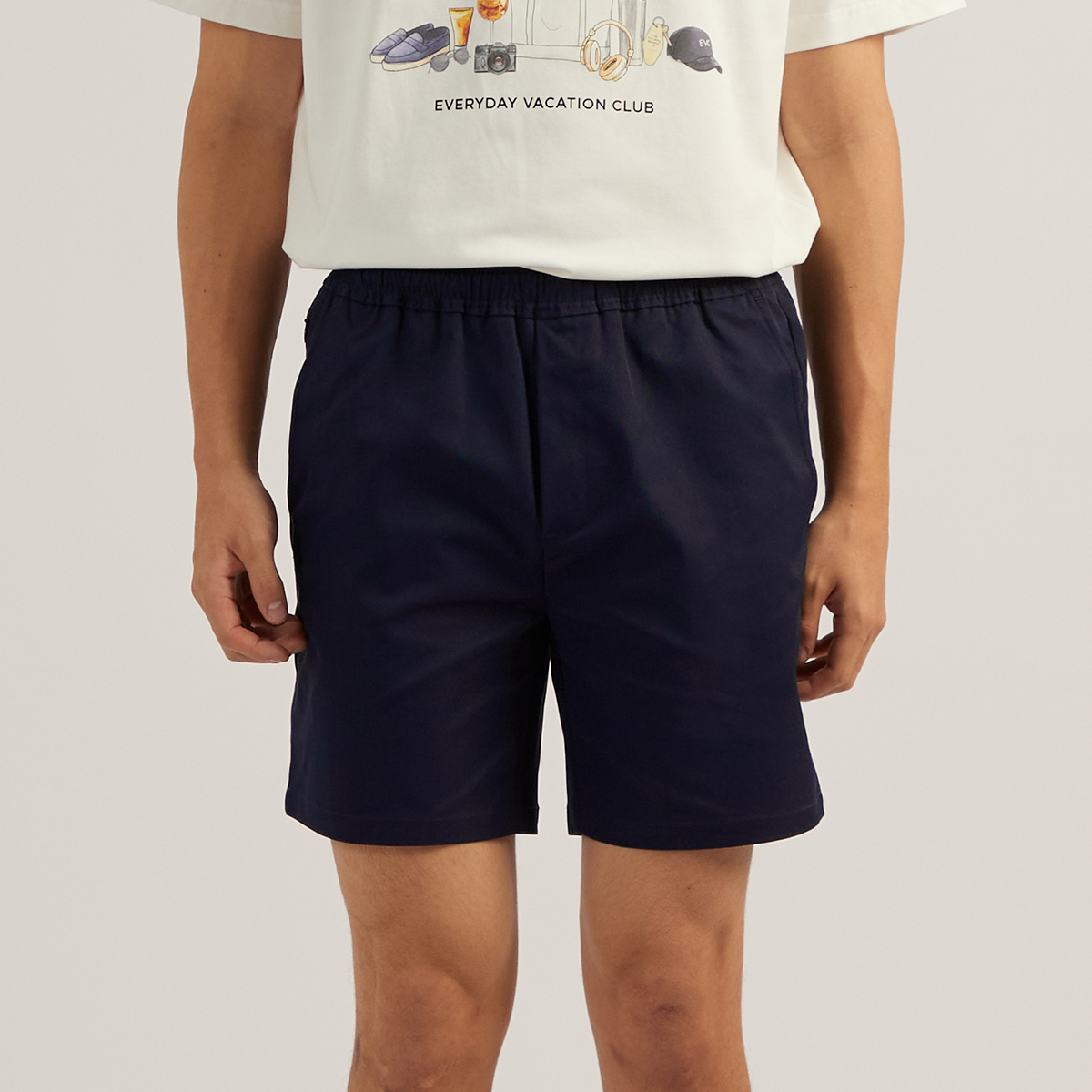 HARPER CASUAL SHORTS - NAVY