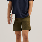 HARPER CASUAL SHORTS - OLIVE