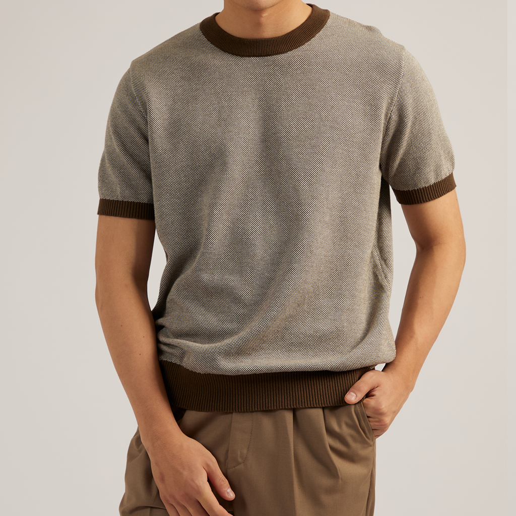 MARCO KNIT TEE - OLIVE