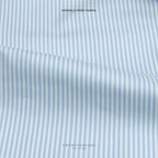 WRINKLE FREE BTD SHIRT - BLUE STRIPE (Slim Fit)