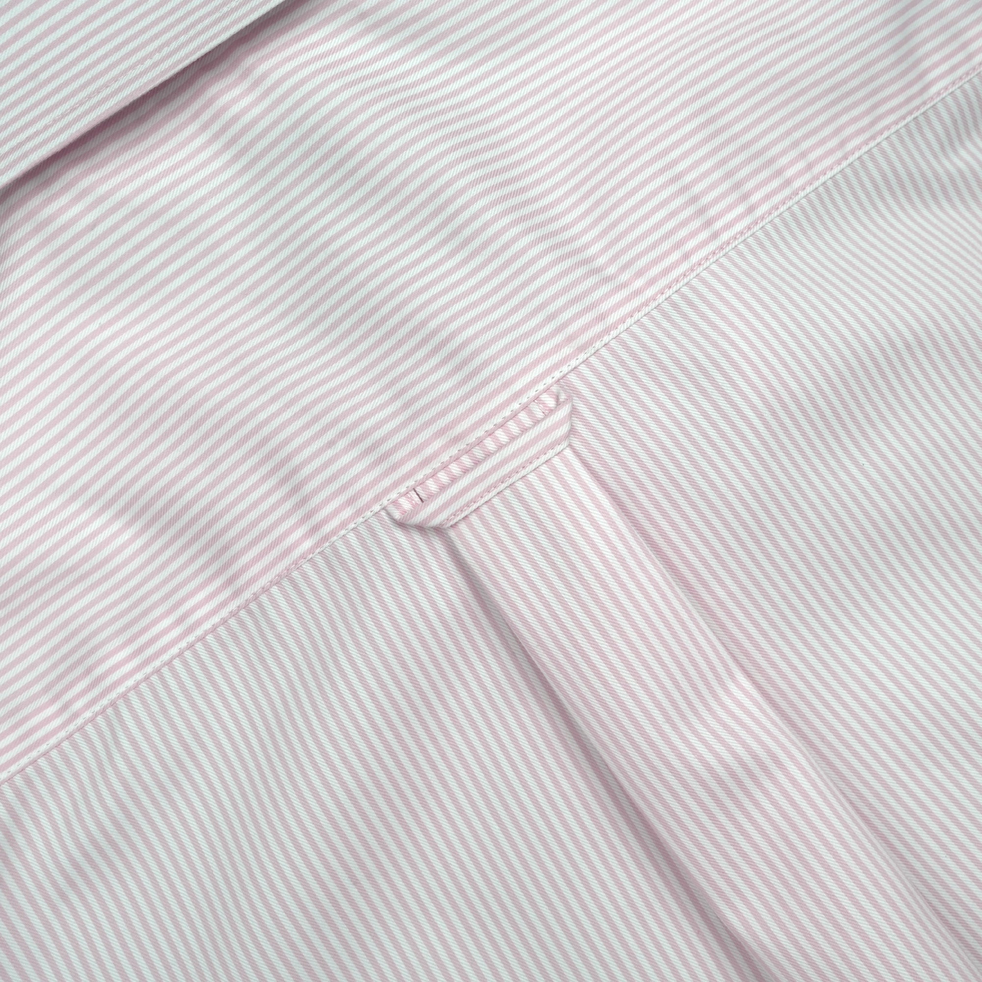 WRINKLE FREE BTD SHIRT - PINK STRIPE (Slim Fit)