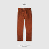 COLE STRETCH PANTS - BRICK