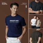 SHELBY KNIT TEE - DARK GREY