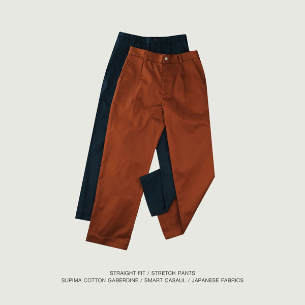 COLE STRETCH PANTS - NAVY