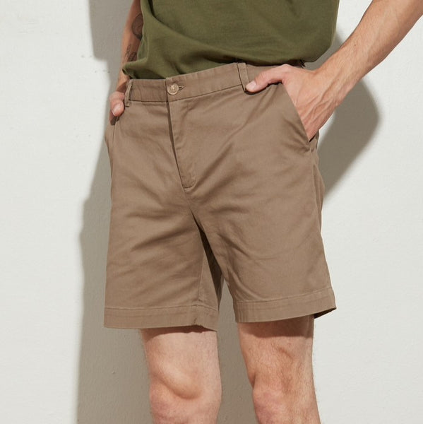 MEL CHINO SHORTS - BROWN (Extra shorts)