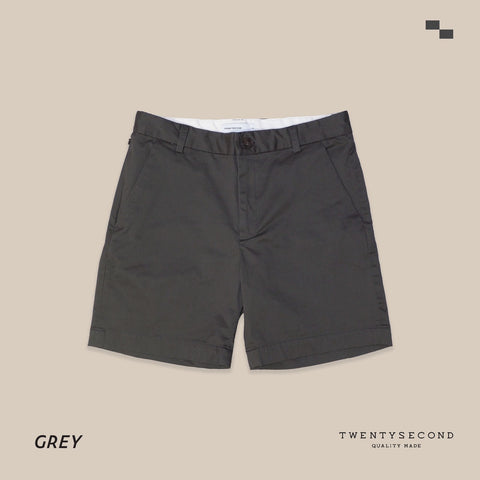MEL CHINO SHORTS - GREY (Extra shorts)
