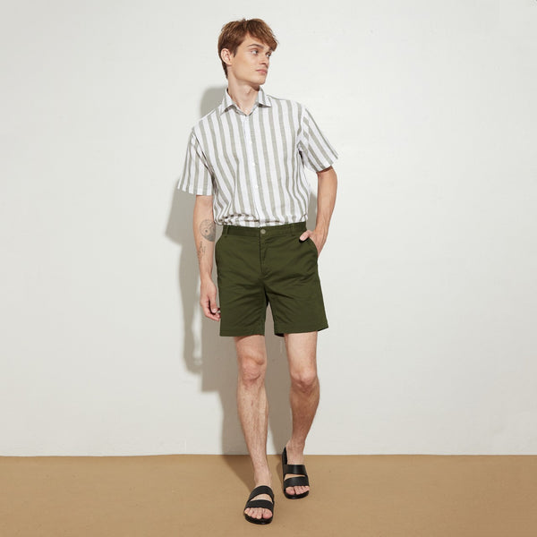 MEL CHINO SHORTS - OLIVE (Extra shorts)