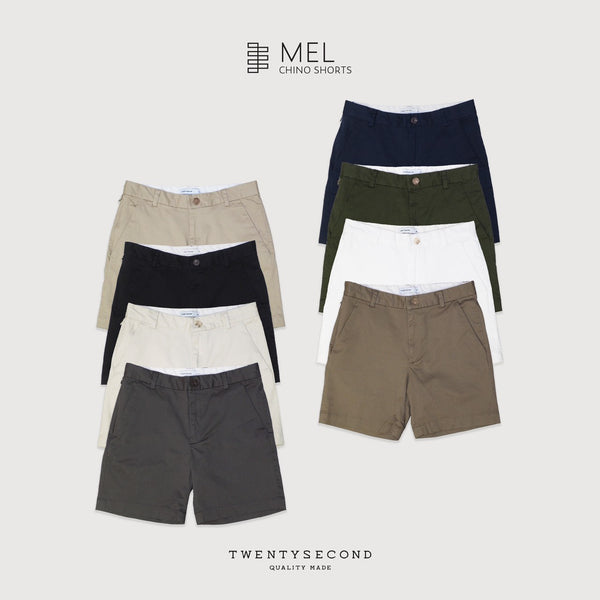 MEL CHINO SHORTS - GREY (Extra shorts)