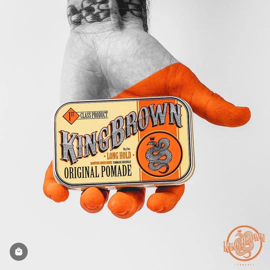 KING BROWN ORIGINAL POMADE - OIL BASED HOLD