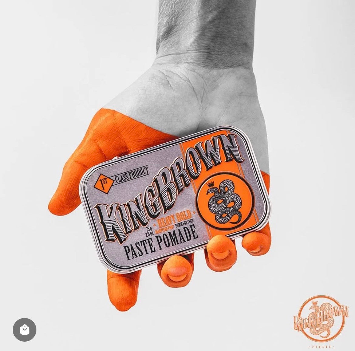 KING BROWN HEAVY HOLD PASTE POMADE