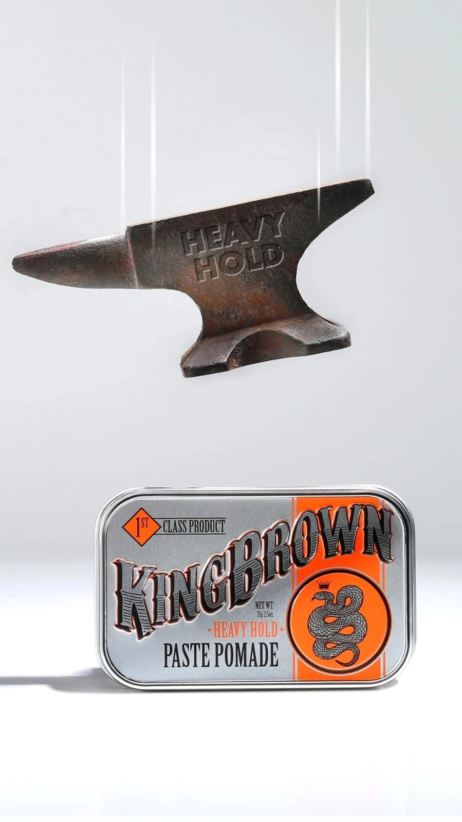 KING BROWN HEAVY HOLD PASTE POMADE