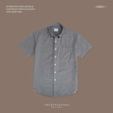 BRAD OXFORD SHIRT - DARK GREY