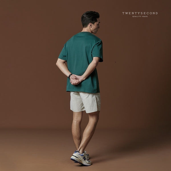 BOB NYLON SHORTS - BEIGE