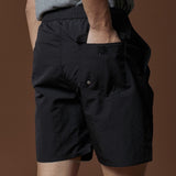 BOB NYLON SHORTS - BLACK