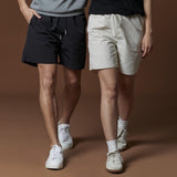 BOB NYLON SHORTS - BEIGE