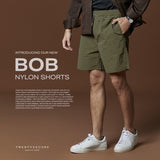 BOB NYLON SHORTS - OLIVE