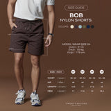 BOB NYLON SHORTS - BEIGE