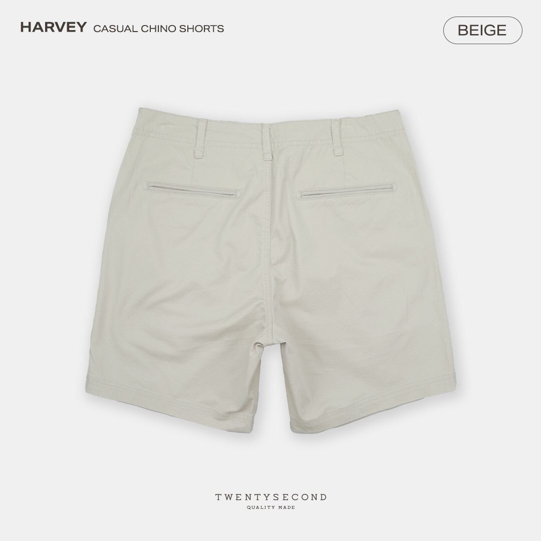 HARVEY CHINO SHORTS - BEIGE