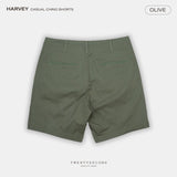 HARVEY CHINO SHORTS - OLIVE