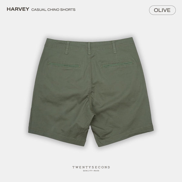 HARVEY CHINO SHORTS - OLIVE