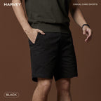 HARVEY CHINO SHORTS - BLACK