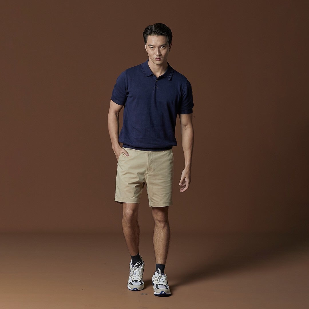 HARVEY CHINO SHORTS - KHAKI