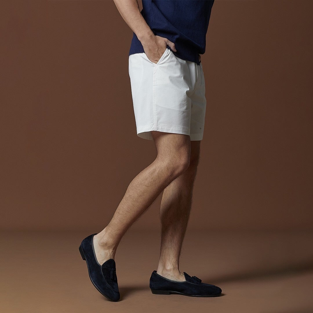 HARVEY CHINO SHORTS - WHITE
