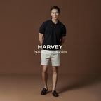 HARVEY CHINO SHORTS - BEIGE
