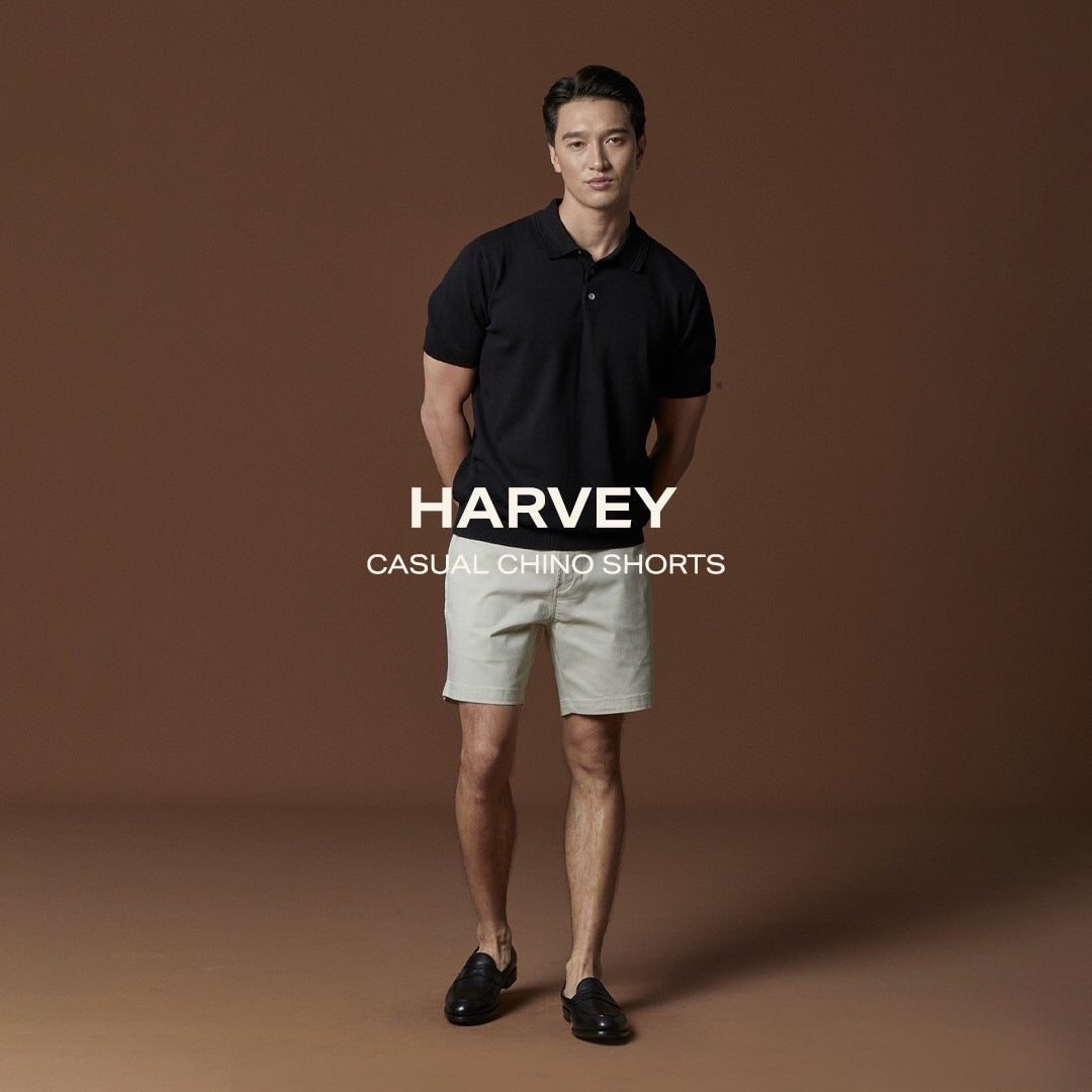 HARVEY CHINO SHORTS - BEIGE