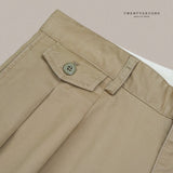 ARDEN PLEATED SHORTS - KHAKI
