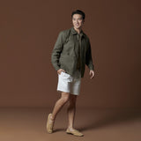 ARDEN PLEATED SHORTS - WHITE