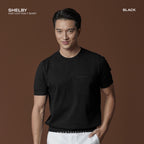 SHELBY KNIT TEE - BLACK