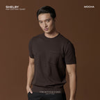 SHELBY KNIT TEE - MOCHA