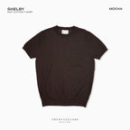 SHELBY KNIT TEE - MOCHA