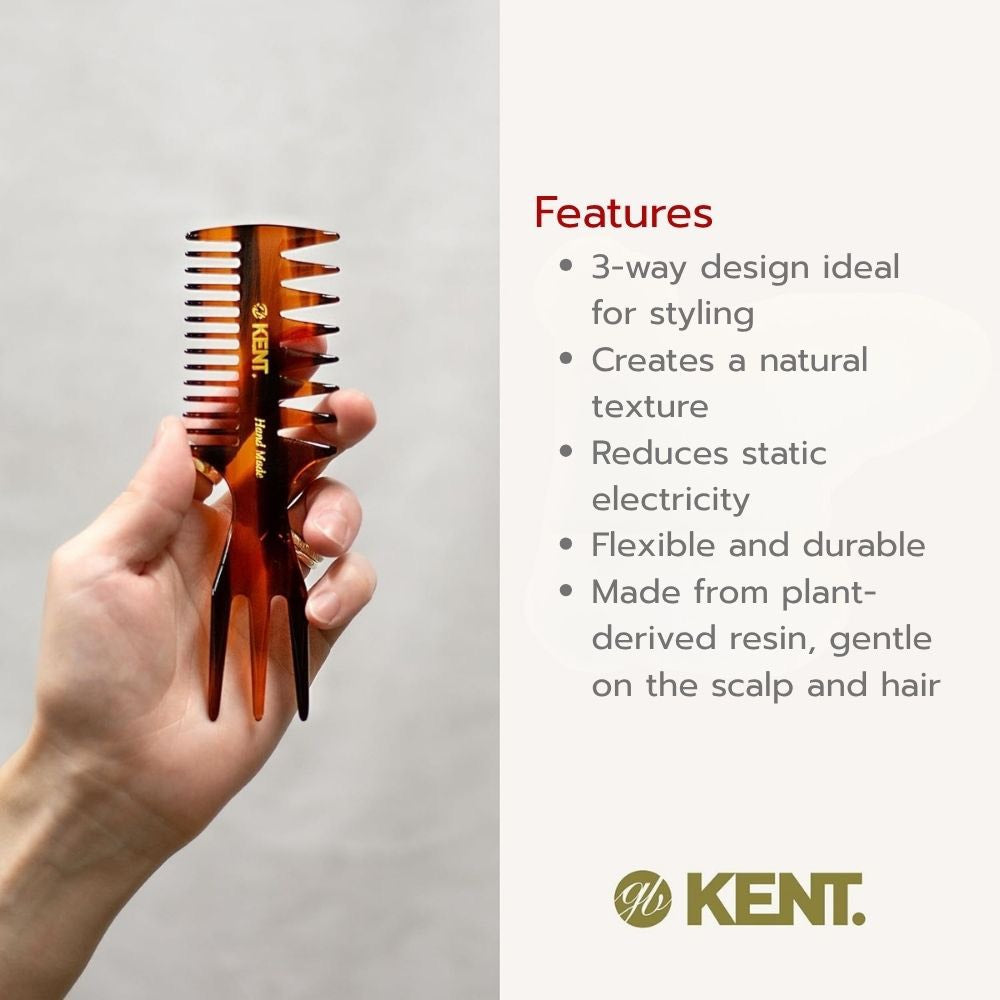 KENT - HANDMADE FISHTAIL COMB