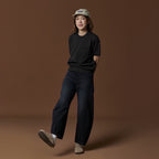 SHELBY KNIT TEE - BLACK