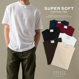 THE NEW SUPER SOFT COTTON TEE - BLACK