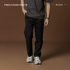 FRED CHINO PANTS - BLACK