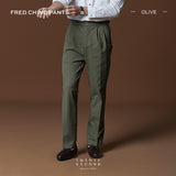 FRED CHINO PANTS - OLIVE