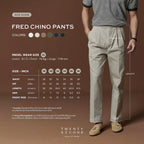 FRED CHINO PANTS - WHITE