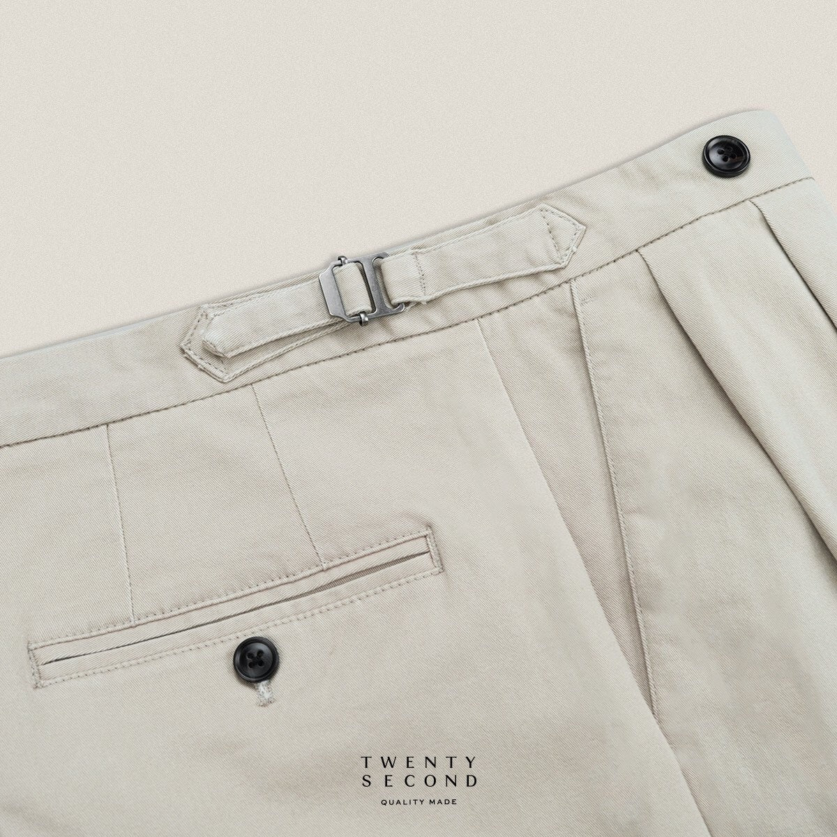 FRED CHINO PANTS - KHAKI