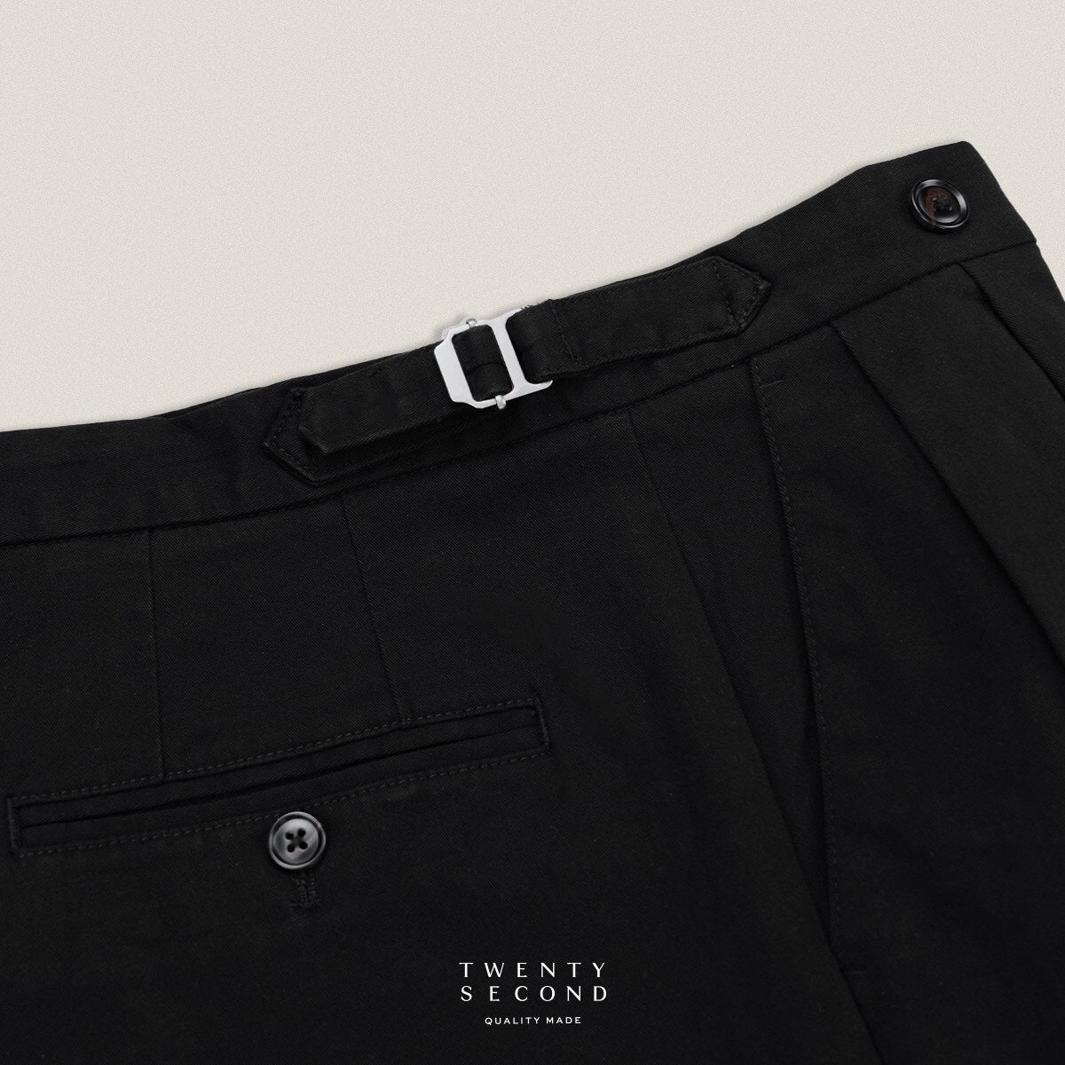 FRED CHINO PANTS - BLACK