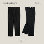 FRED CHINO PANTS - BLACK